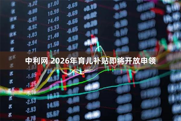 中利网 2026年育儿补贴即将开放申领