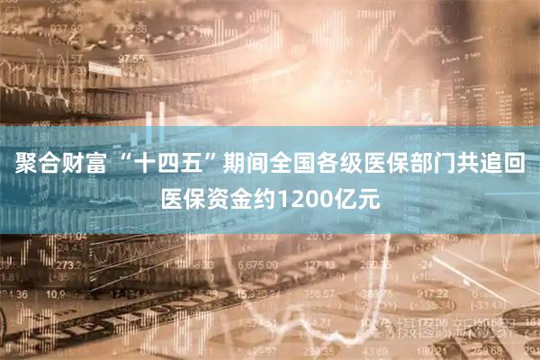 聚合财富 “十四五”期间全国各级医保部门共追回医保资金约1200亿元